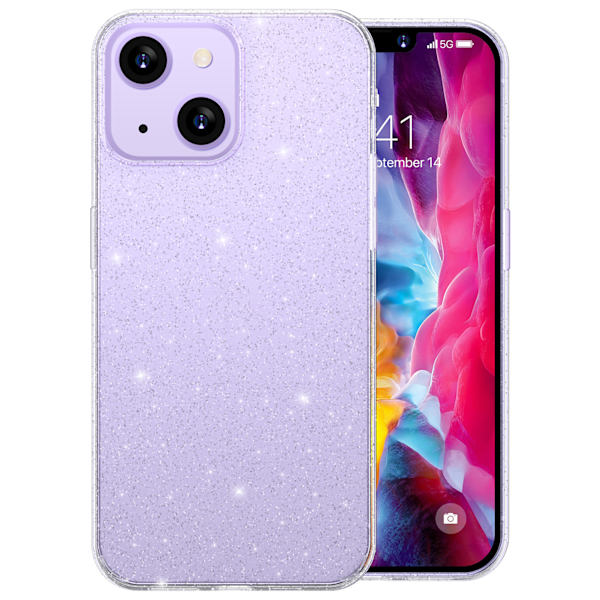 6,1 tuuman matkapuhelinkuori 1,5 mm PC TPU -liukueste suojakotelo IPhone 13 -kaksoiskameralle