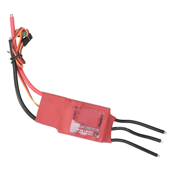 Punainen tiili 125A harjaton ESC elektroninen nopeudensäädin 5V/5A BEC RC-lennokille/FPV-lennokille