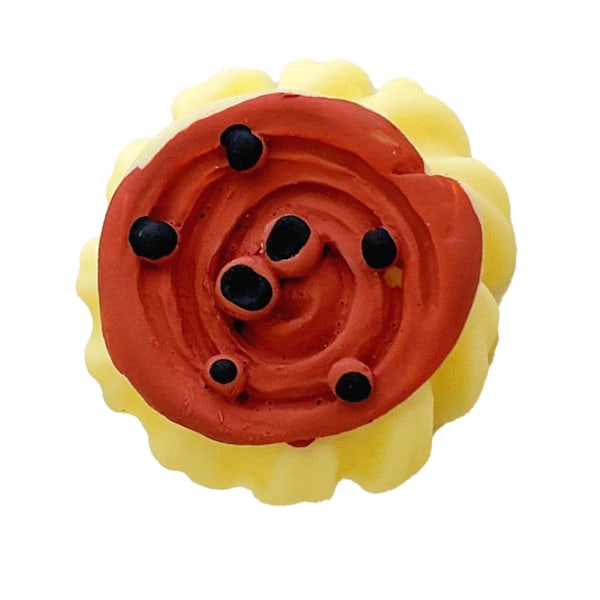 Cookies Brosche Pin Dekoration Fashionable Sød Harpiks Cookies Brosche Pin til Studerendes Taske