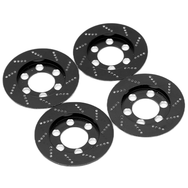 4 st RC bromsok RC simuleringshjul aluminium bromsskiva för 1,9 tums hjul 1/10 RC Crawler CarBlack
