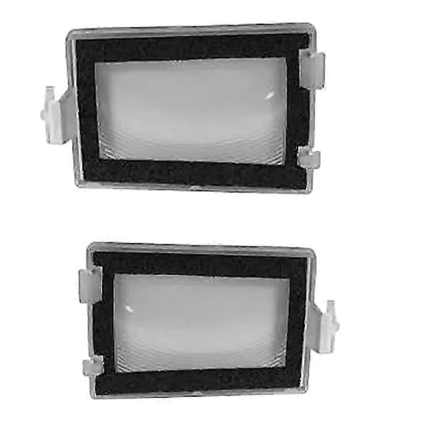 1 par bageste nummerpladelysglas til Jeep Grand Cherokee 2005-2024 68020954AB68020955AB-Br Som visas