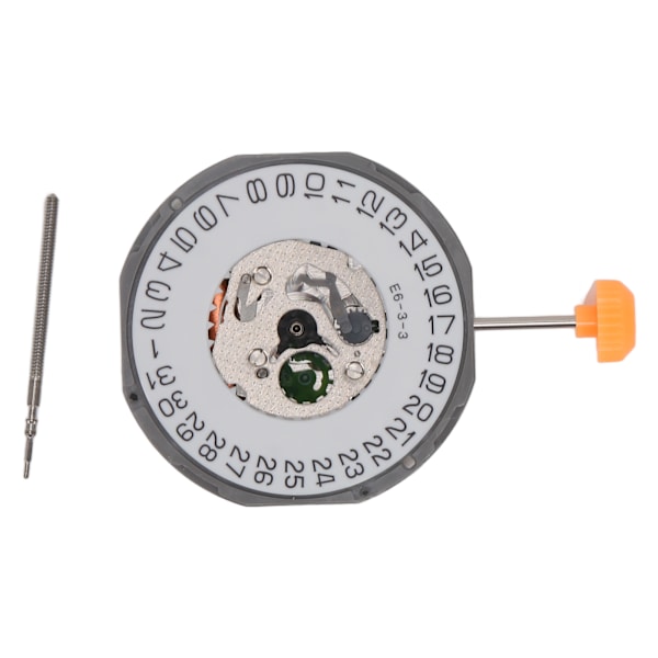3 Pin Quartz Watch Urverk Reparationsdel för 1M12 Quartz Watch Enkel installation Watch Urverk Tillbehör Datum 3