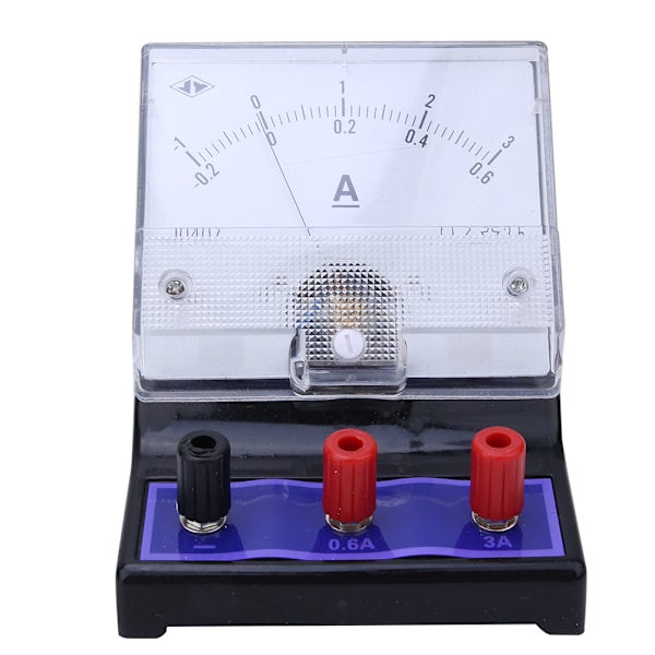DC-strömmätningsmätare Fysisk pedagogisk experimentell strömmätare 0~0.6A 0~3A 2.5 noggrannhetsnivå