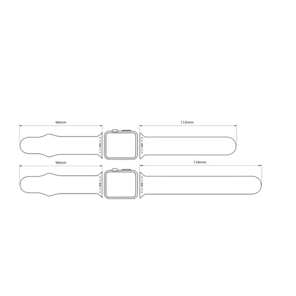 Silikonklockarmbandersättning Färgtryck Snabbkoppling Armbandsur Rem för IOS Watch 6 7 Cloud Ink Blue 38/40/41MM