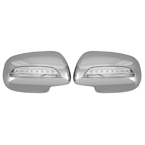 2 stk. dør bakspeildeksel med LED-blinklys DRL passer til Prius 2003-2008