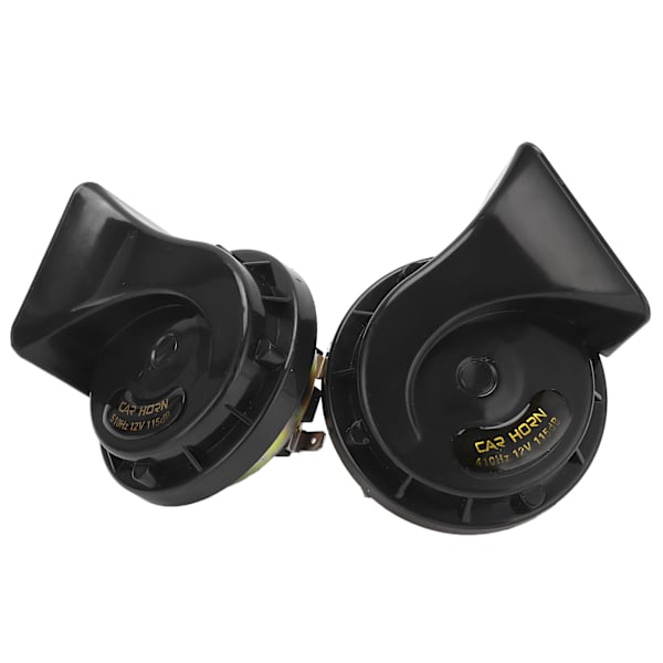 2 stk elektriske sneglehorn Universal 12V 115DB sneglehorn egnet for bil motorsykkel båt