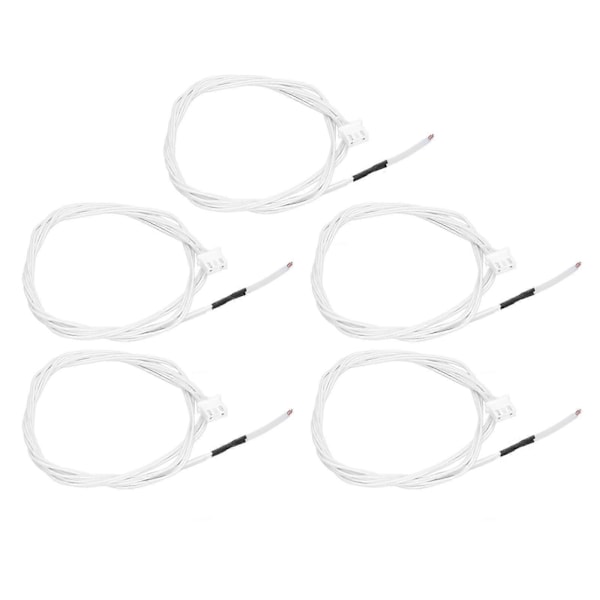 5 STK 100K Termistor Ledning Høj Nøjagtighed Temperatur Sensor Probe Kabel kompatibel med 3D Printer