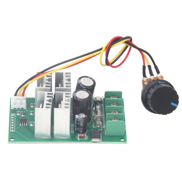 DC Motor Speed ​​Controller Højkvalitets PWM Support PLC Analog med Knop DC6-60V 20A