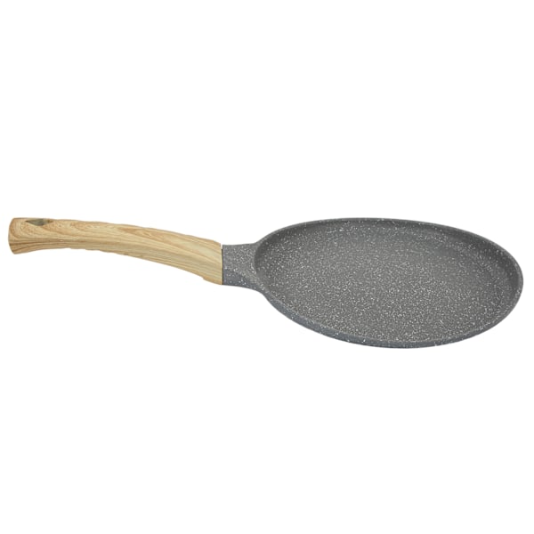 Stekepanne Flat Bottom Jevn Oppvarming Stick Free Cooking Kjøkkenutstyr med Håndtak for Mat 20cm / 7.87in