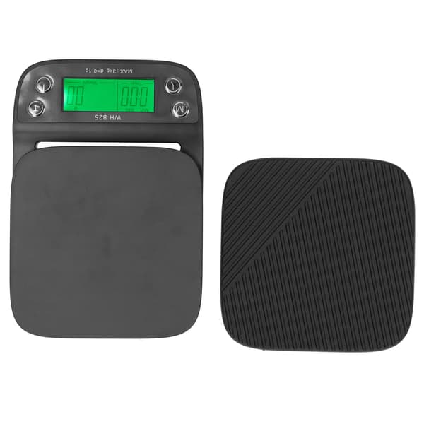 Kaffeköksvåg med timer för matbakning, 3 kg maxlast, LED-display, elektronisk timing