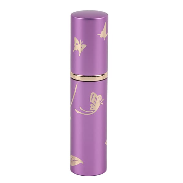 Bärbar Parfymflaska Aluminium Atomizer Tom Kosmetisk Sprayflaska 10ml (Lila)