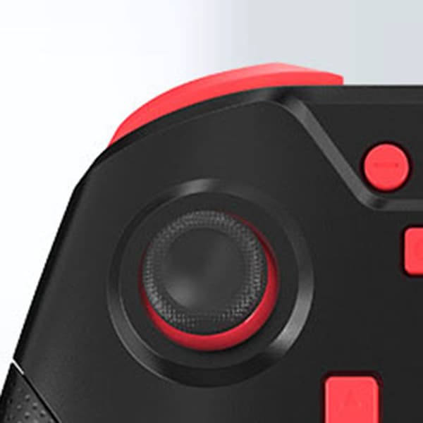 Bluetooth Gamepad NFC Somatosensorisk Dobbelt Motor Vibration Trådløs Game Controller med 3D Joystick til Switch Sort