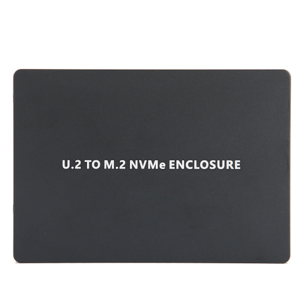 Hard Disk Box U2BOX PCIE3.0 NVME til U.2 Adapterkort SFF8639 Aluminium U2 SSD KabinettSvart