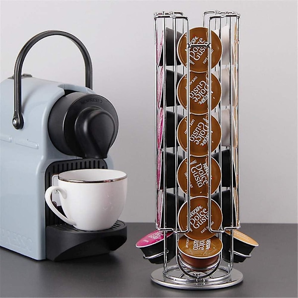Kaffekapselholdere, Kaffeputebrett K Koppstativ Kaffeputeorganisator Putestativ Kaffekanneholder (Ingen kaffe)