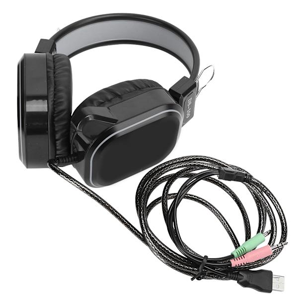 3,5 mm spelheadset med mikrofon, brusreducerande stereo, passar till Xbox ONE/PS3/PS4