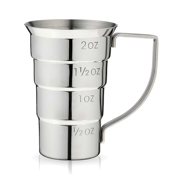 Rostfri Jigger för Cocktailrecept med 15 ml, 30 ml, 45 ml & 60 ml Mått_SZXM