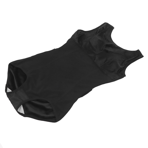 Värmande kroppsskulptör mjuk andningsbar hudvänlig bukstramning Shapewear för kvinnor (svart)XXL