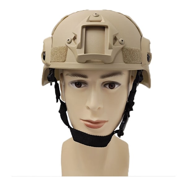 Militärhjälm för spel, militär fältkrigsspel, hjälmöverdrag, multifunktionell cykelutrustning, sandfärg
