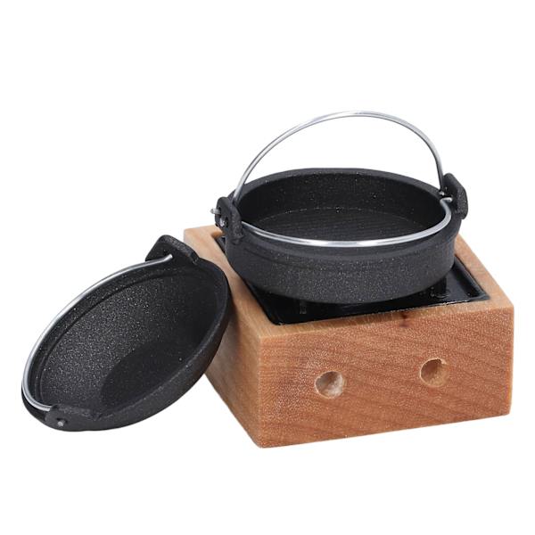 1:12 Dockhus Miniatyr Hot Pot Rack Utsökt Mini Kök Pryl Dekorativa Dockhus Kök Tillbehör