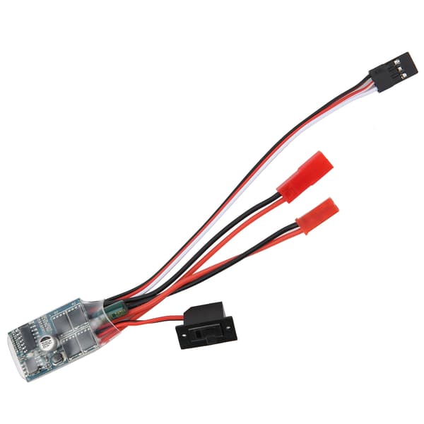 30A ESC børstet ESC-motor elektrisk hastighetsregulator med brems for RC-bilbåtmodell 30A