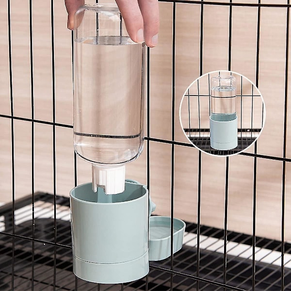Automatisk Vattenflaska för Marsvin och Hamster (500ml/17oz) - Droppfri Rosa