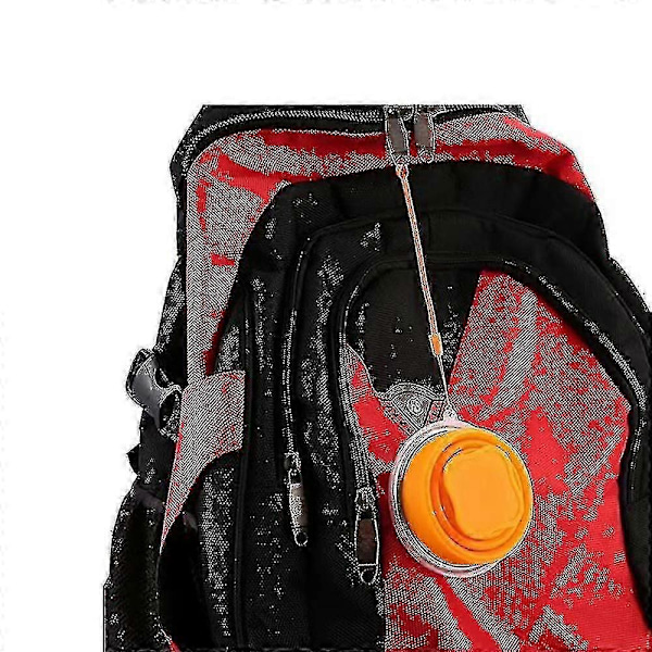 Silikon Hopfällbar Resemugg - Silikon Vikbar Campingmugg Med Lock - Expanderbar Drickmuggsset - Portabel, Graderad