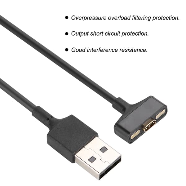 USB-kaapeli Fitbit Ionic -kellolle, korvaava USB-laturi, latauskaapeli Fitbit Ionicille