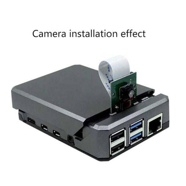 Aluminiumslegering Kabinet til Argon Neo Raspberry Pi 4b Skydende Magnetisk Køling C