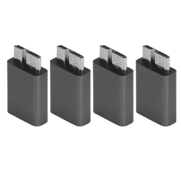 4PCS Typ C hona till MicroB hane-adapter 5 Gbps 5V/3A 15W USB C till Micro B-adapter för hårddiskkabel stöder laddning
