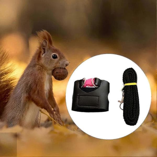 Squirrel Leash Escape-Proof Easy Control Accessory Squirrel Training Tool Leash Split Vest For Outdoor Red Red S