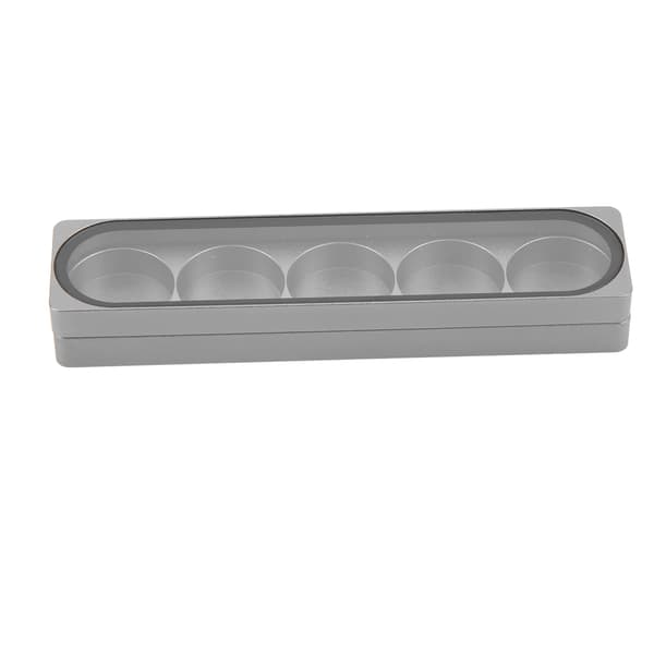 Cue Tip Opbevaringsboks Aluminium Legering Magnetisk Sugning Cue Tip Beholder til Billardspillere 5 Huller