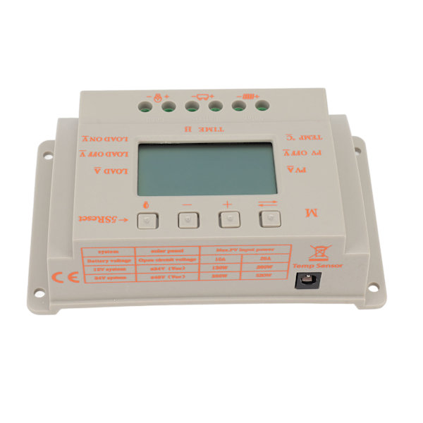 12V 24V 20A MPPT Solcellelader Solcelleanlegg Solcellepanel Laderegulator