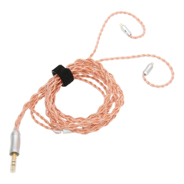 Oppgraderingskabel for ørepropper, 3,5 mm plugg, 0,78 mm, 2-pin, sølvbelagt OCC-øretelefon, erstatningskabel, 3,9 fot