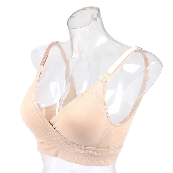 Amme BH Front Top Spænde Udvidede Flanker Fire Række Spænde Amning BH til Gravide Kvinder S