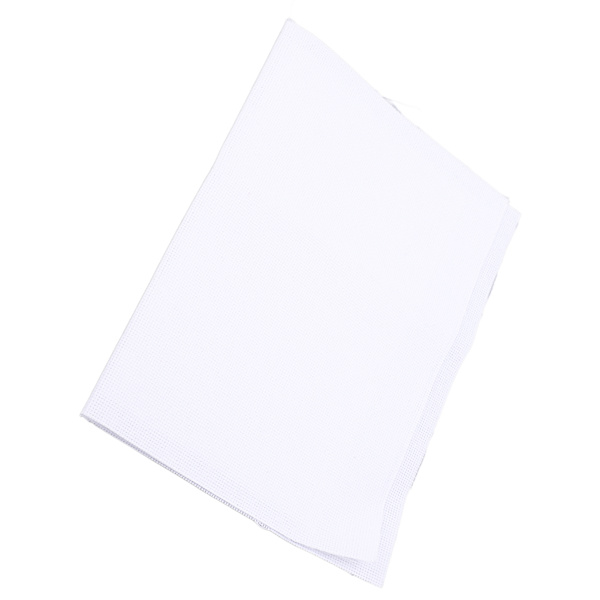 Krydssting Mesh Klud 14CT 30x45cm Hvid Bomuldsmateriale Broderi Tilbehør til Håndtaske Pung