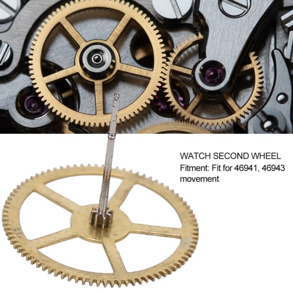 Andra watch utbytesdel rörelsetillbehör för 46941 46943 rörelse (andra hjulet 0 mm)