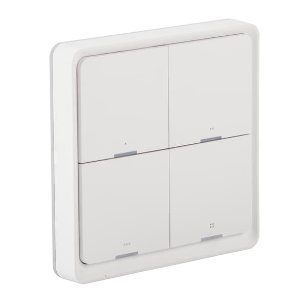 Trådløs Scene Switch Intelligent 4-vejs Panel Vægafbryder Mobiltelefon APP Kontrol til ZigBee