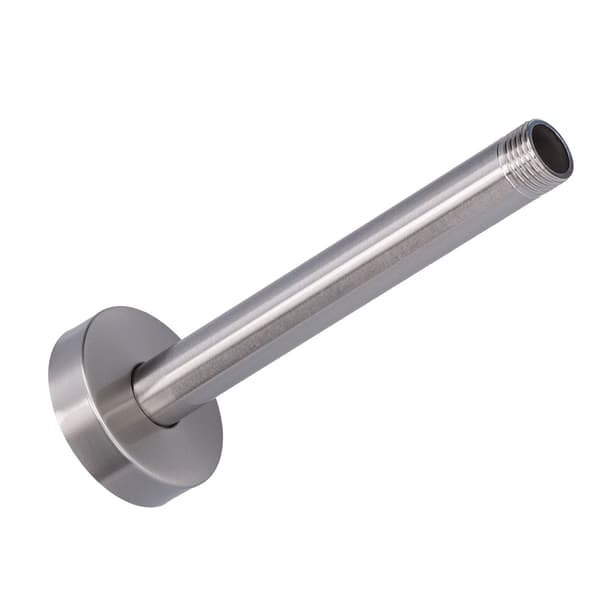 NPT 20mm dusjforlengelsesarm SUS304 rustfritt stål takmontert dusjhode rør baderomstilbehør 15,2 cm / 6 tommer børstet