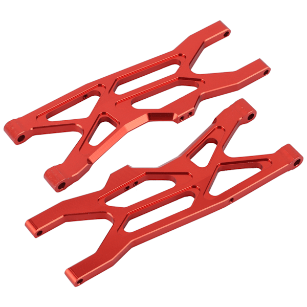 1 par aluminiumlegering bakre nedre svingarm tillbehör passar för ARRMA 1/10 RC bilröd