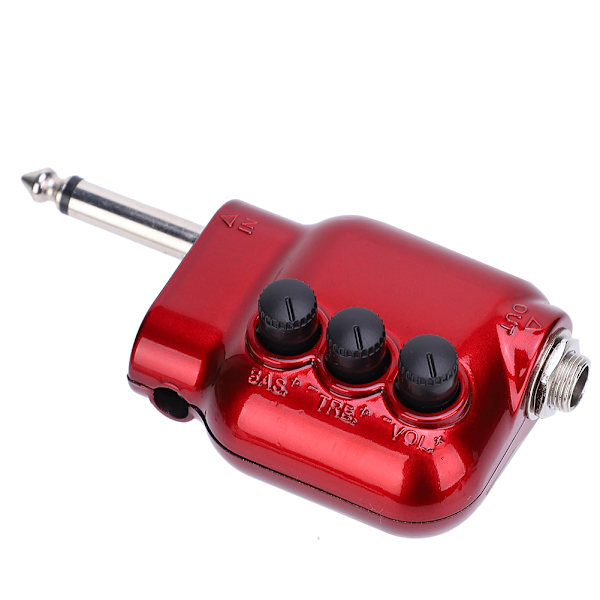 Pickup power Hög bas Volymkontroll Impedansmatchning för akustisk gitarr ukulele