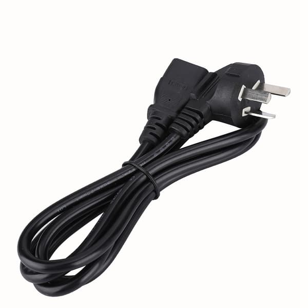 1,5M 3-hulls 3-pin strømkabeladapter veggplugg lader AC strømledning (AU-plugg)