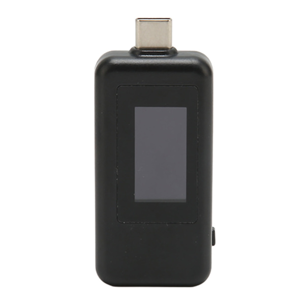USB Spændingsstrømtester 4‑30V 0‑5.1A digitalt LCD-skærm Nøjagtig måling USB-tester til telefon, tablet, bærbar, sort