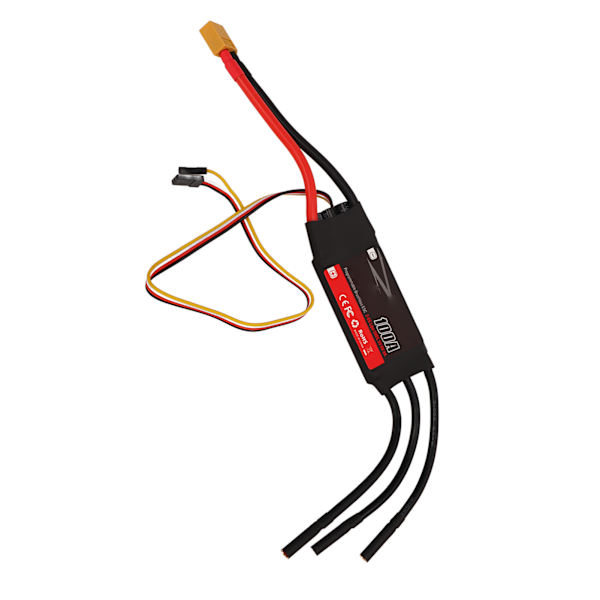 100A RC elektrisk fartskontroller børsteløs motor ESC erstatningsdel for DIY RC fly fastvinget drone