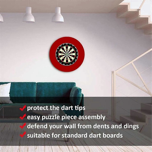 Dartboard-taulun ympärysseinäsuoja Dartboard-taulun taustalevy, A
