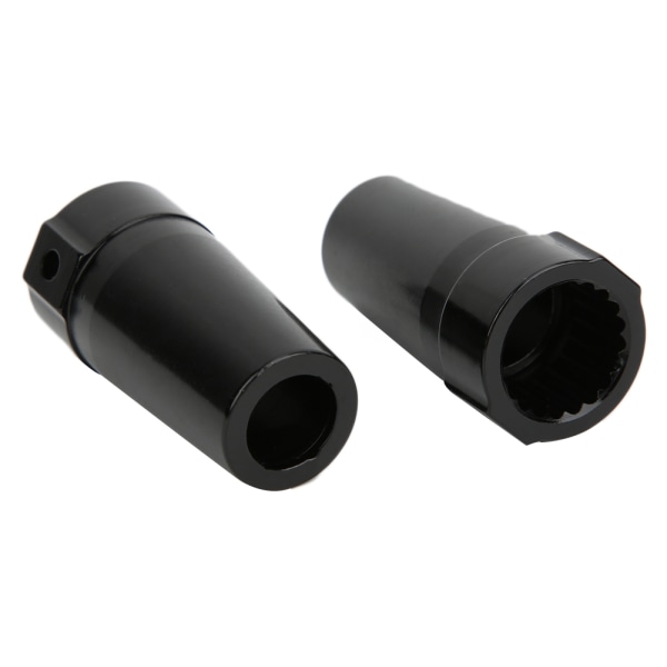 2 st aluminiumlegering bakaxel bussning tillbehör passar för Wraith AX90018 90020 1/10 RC bil svart