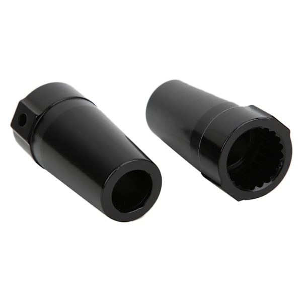 2 stk. Aluminiumslegering Bagaksel Bøsning Tilbehør Passer til Wraith AX90018 90020 1/10 RC BilSort