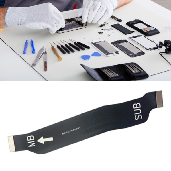 Moderkort Huvudkort Anslutning Ribbon Flex Cable Module Byte för Xiaomi Redmi Note 10 Note 10S