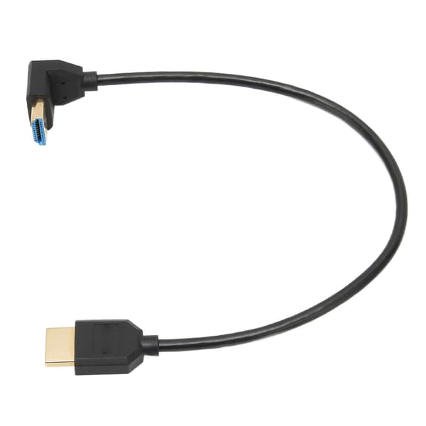 90 graders nedåtriktad HD Multimedia Interface-kabel 48 Gbps guldpläterad flexibel HD 8K HD Multimedia Interface-kabel för bärbara datorer