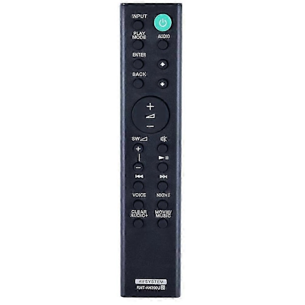 -AH300U Soundbar Fjärrkontroll kompatibel med Sound Bar HT-CT291 SA-CT290 SA-CT291 HT-CT290 HTCT290