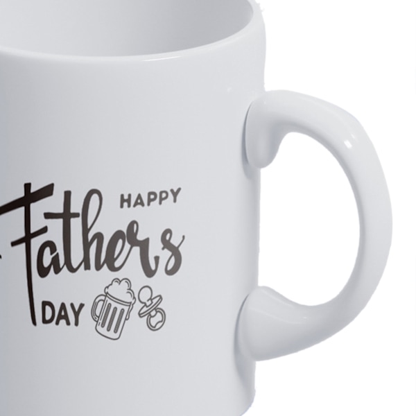 Keramisk krus Happy Fatherwis Day tema keramik kaffekop til hjemmet kontor rejse CCP343
